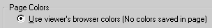default color setting